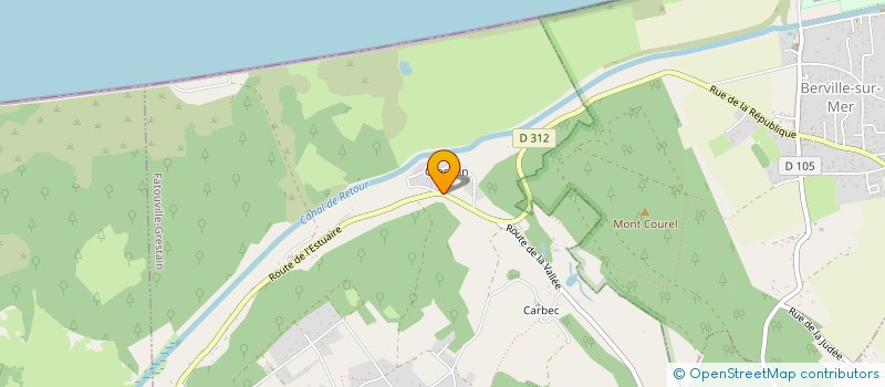 localisation de l'entreprise RENCONTRES THEATRALES DE GRESTAIN  FATOUVILLE-GRESTAIN