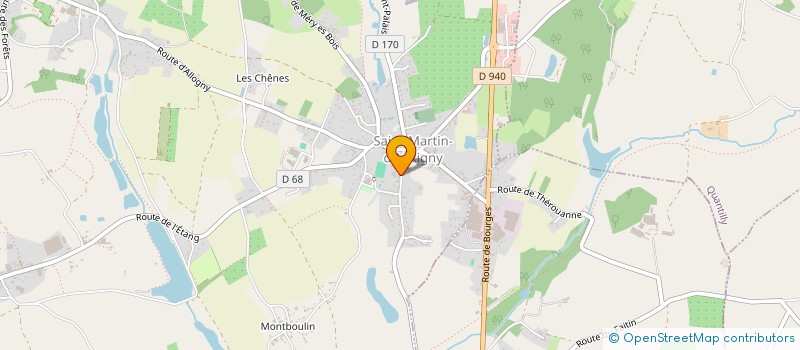 localisation de l'entreprise RENCONTRES USEP SECT.ST MARTIN D'AUXIGNY  SAINT-MARTIN-D'AUXIGNY