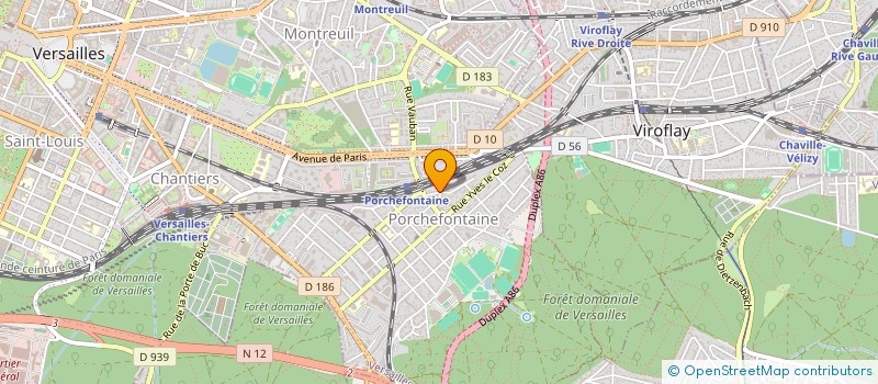 localisation de l'entreprise REND-FORT à VERSAILLES