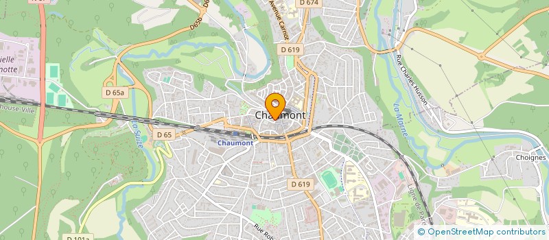 localisation de l'entreprise RENDALL à CHAUMONT