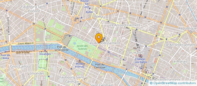 localisation de l'entreprise RENDEL ST GERMAIN à PARIS