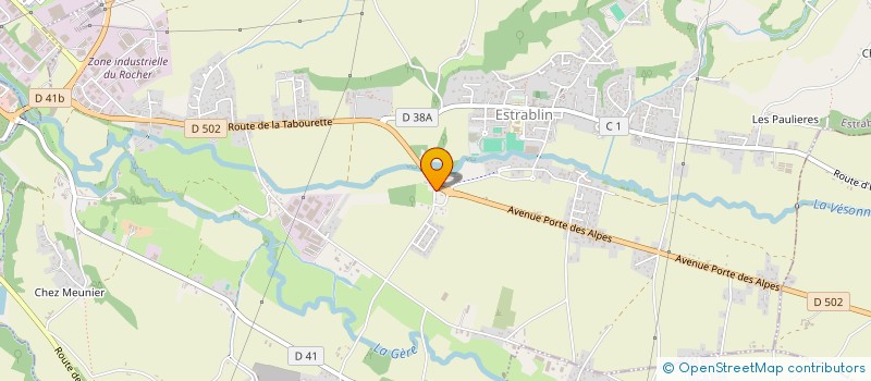 localisation de l'entreprise RENDEM AI  ESTRABLIN