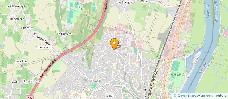 localisation de l'entreprise RENDEMENT SECURITE GESTION R.S.G à MACON