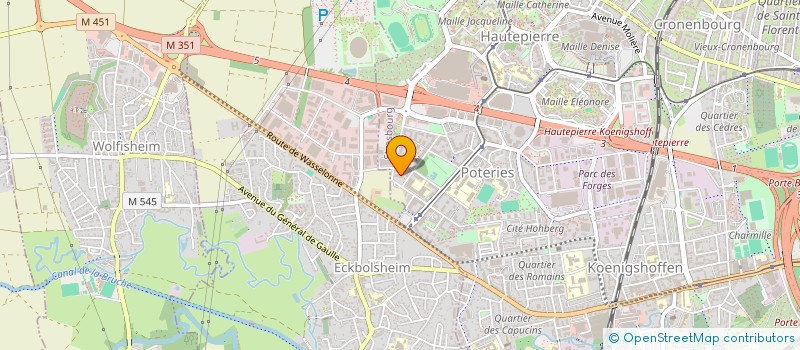 localisation de l'entreprise RENDEZ-VOUS  STRASBOURG