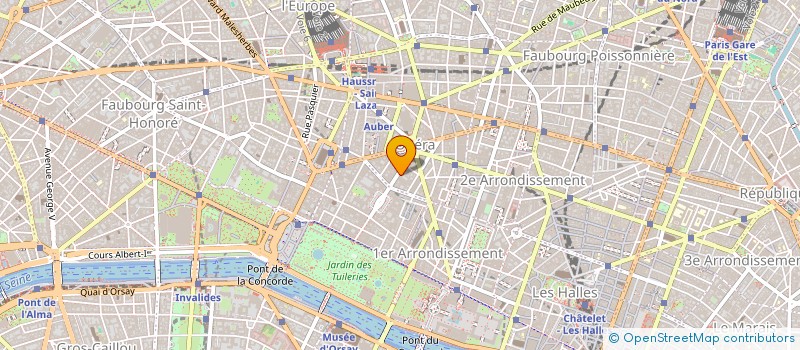 localisation de l'entreprise RENDEZ-VOUS à PARIS