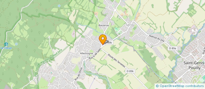 localisation de l'entreprise RENDEZ-VOUS AUX SOMMETS  THOIRY