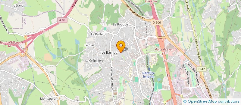 localisation de l'entreprise RENDEZ-VOUS COMMERCE MONDIAL SASU  DARDILLY