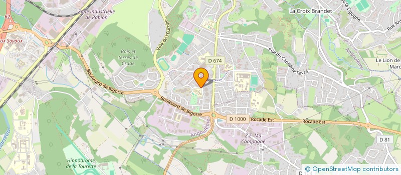 localisation de l'entreprise RENDEZ VOUS DANCE à ANGOULEME