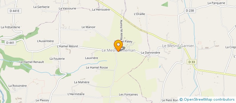 localisation de l'entreprise RENDEZ-VOUS DES AMIS  LE MESNIL-VILLEMAN