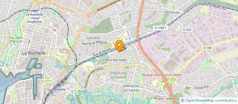 localisation de l'entreprise RENDEZ-VOUS PRODUCTION  LA ROCHELLE