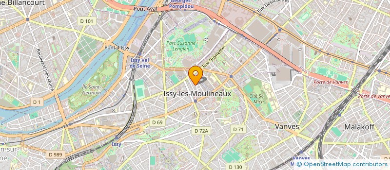 localisation de l'entreprise RENDEZ-VOUS SA à ISSY-LES-MOULINEAUX