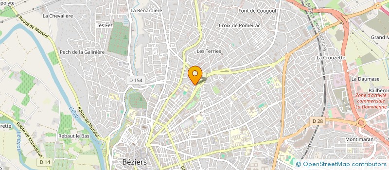 localisation de l'entreprise RENDEZ-VOUS SPECTACLES à BEZIERS
