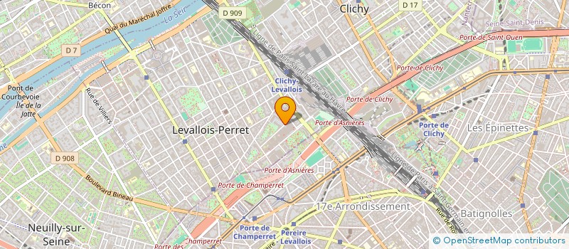 localisation de l'entreprise RENDRE LES MAJEURS PROTEGES ET HANDICAPES CONSCIENTS à LEVALLOIS-PERRET