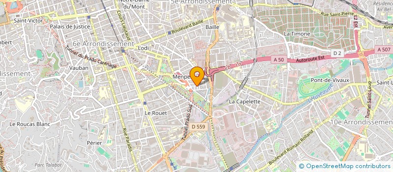 localisation de l'entreprise RENDRE UN SOURIRE à MARSEILLE