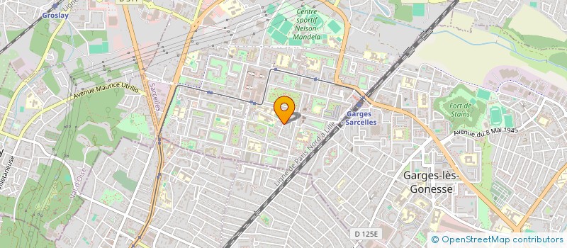 localisation de l'entreprise RENE  SARCELLES