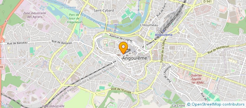 localisation de l'entreprise RENE à ANGOULEME