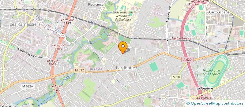 localisation de l'entreprise RENE BOUSCATEL CONSULTING  TOULOUSE