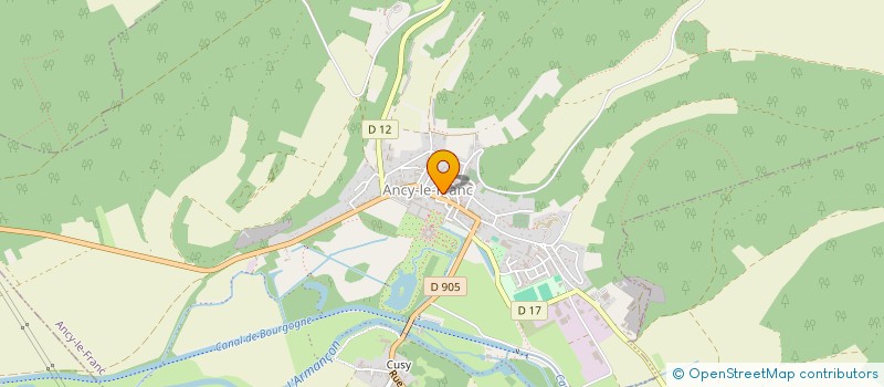 localisation de l'entreprise RENE DAUDAN CHANTE  JULLY