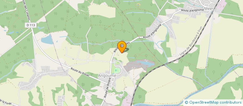 localisation de l'entreprise RENE DE CASTERA L HERITAGE MUSICAL  ANGOUME