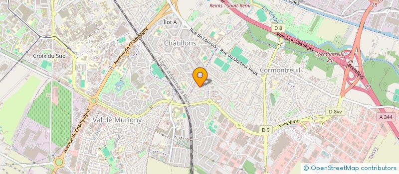 localisation de l'entreprise RENE DE SAINT-MARCEAUX  CORMONTREUIL