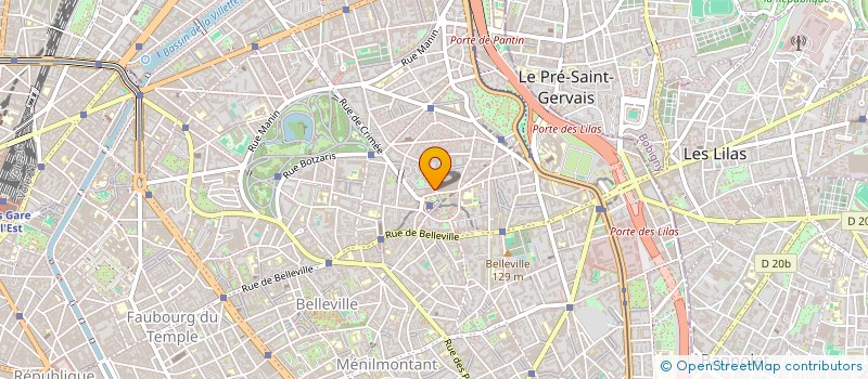 localisation de l'entreprise RENE ET GABIN  PARIS