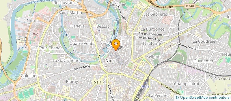 localisation de l'entreprise RENE FRANCE  NIORT