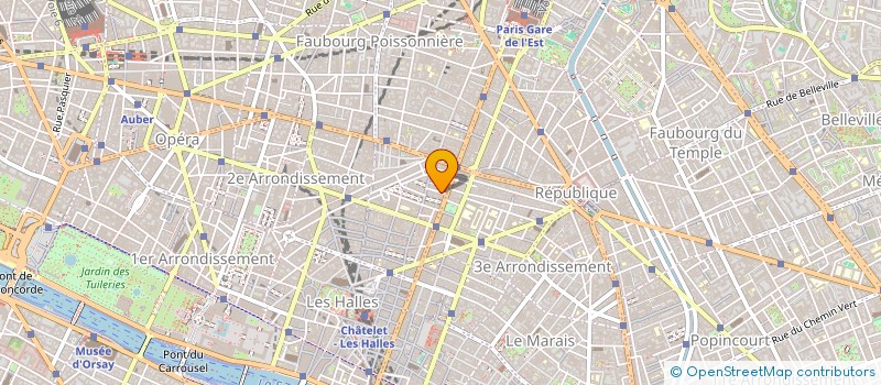 localisation de l'entreprise RENE GUY  PARIS