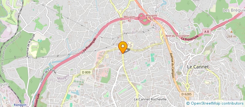 localisation de l'entreprise RENE LAURENT à LE CANNET