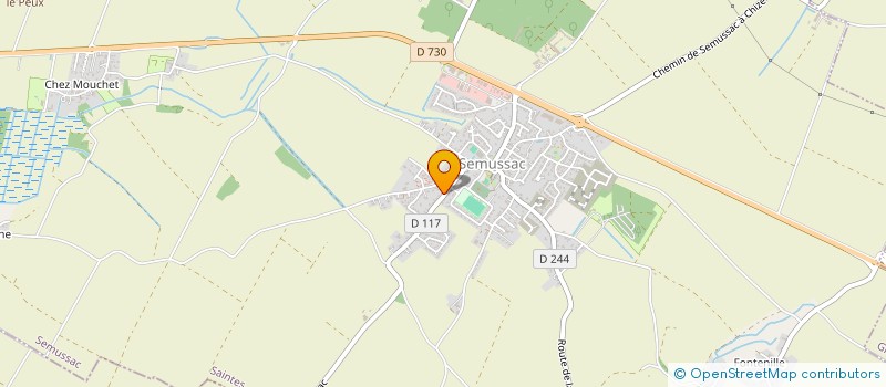 localisation de l'entreprise RENE-LUCE  SEMUSSAC