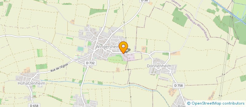 localisation de l'entreprise RENE MEYER SARL à WINGERSHEIM LES QUATRE BANS