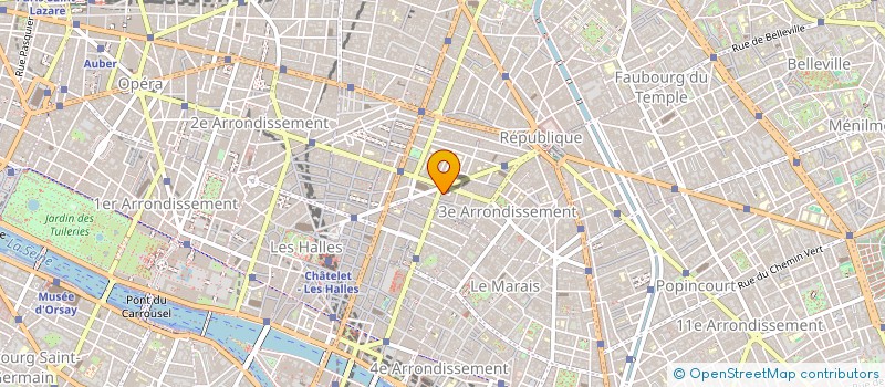 localisation de l'entreprise RENE NICOT CIE à PARIS