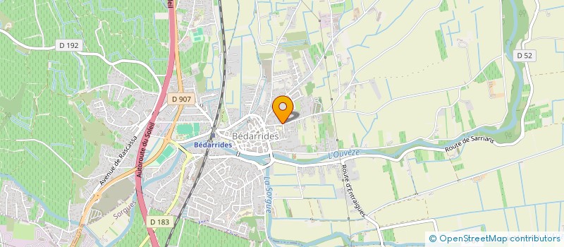 localisation de l'entreprise RENE PAUL  BEDARRIDES