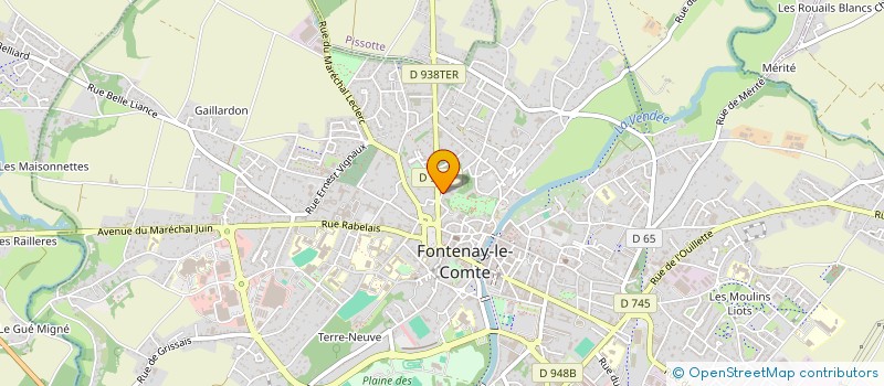 localisation de l'entreprise RENE PELTIER à FONTENAY-LE-COMTE