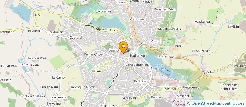 localisation de l'entreprise RENE PICHON à SAINT-RENAN