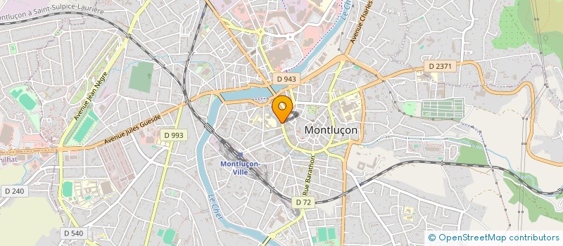 localisation de l'entreprise RENE PIERRE à MONTLUCON