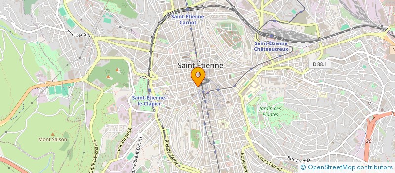localisation de l'entreprise RENE PRIMEURS à SAINT-ETIENNE