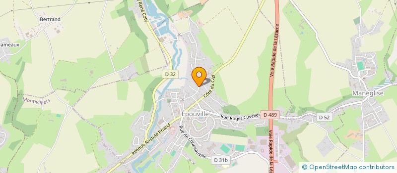 localisation de l'entreprise RENE RAAS  EPOUVILLE