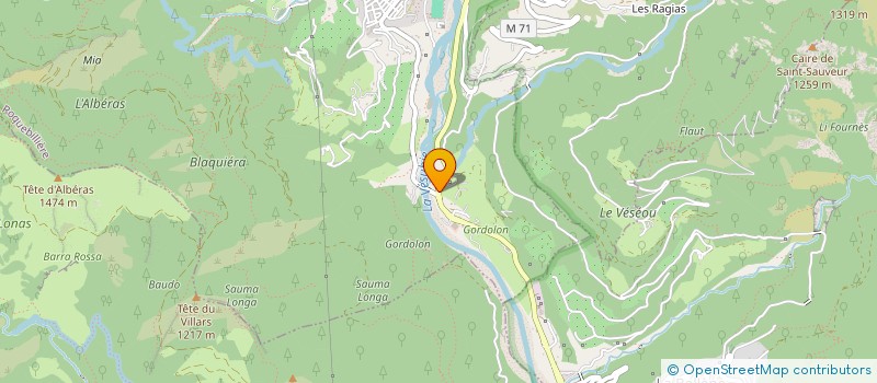 localisation de l'entreprise RENE RAPUC ET CIE  LA BOLLENE-VESUBIE