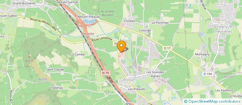 localisation de l'entreprise RENE ROLLET à PRISSE