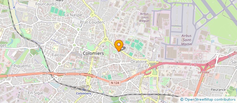 localisation de l'entreprise RENE TREILLARD à COLOMIERS