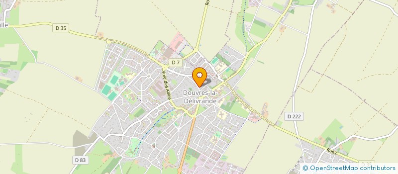 localisation de l'entreprise RENEAC  DOUVRES-LA-DELIVRANDE