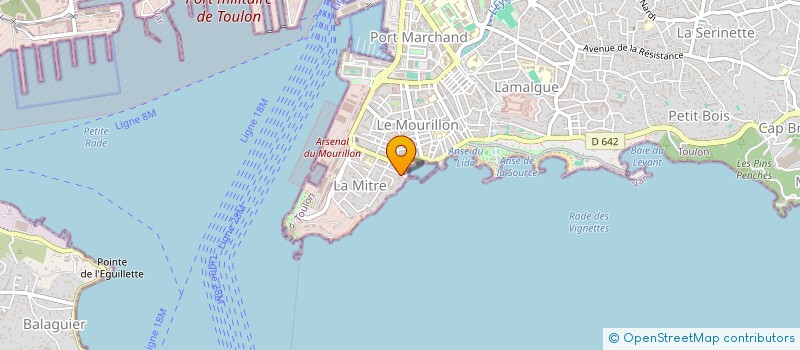 localisation de l'entreprise RENEE  TOULON