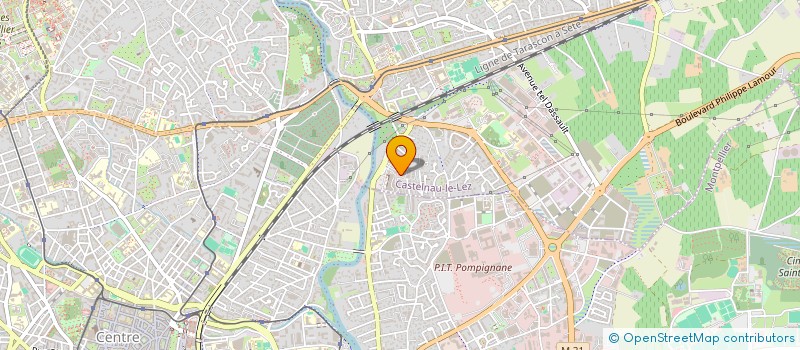 localisation de l'entreprise RENEE BRUNEL MANAGEMENT  CASTELNAU LE LEZ