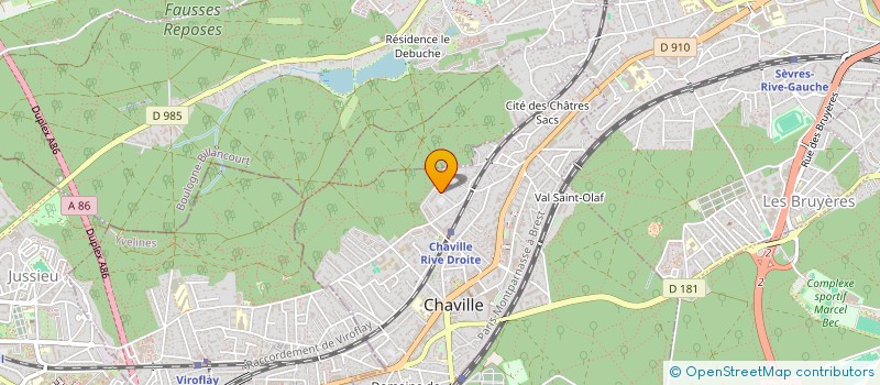 localisation de l'entreprise RENEE LATREILLE à CHAVILLE
