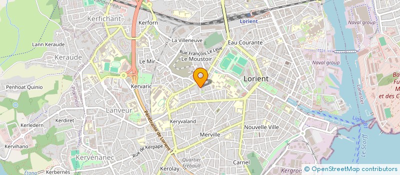 localisation de l'entreprise RENEEGAVRES  LORIENT