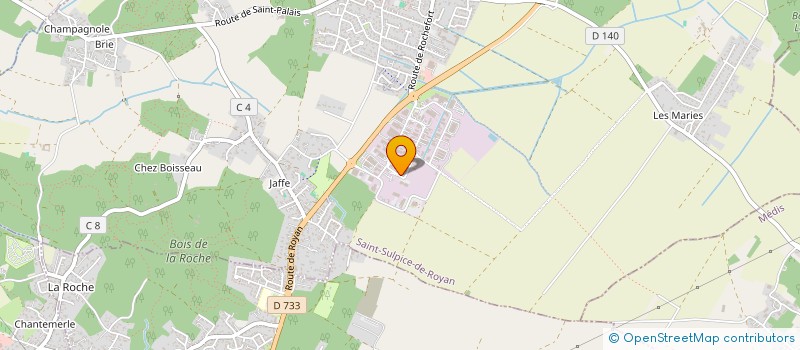 localisation de l'entreprise RENEIX & FILS à SAINT-SULPICE-DE-ROYAN