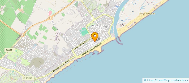 localisation de l'entreprise RENEJAC  VALRAS-PLAGE