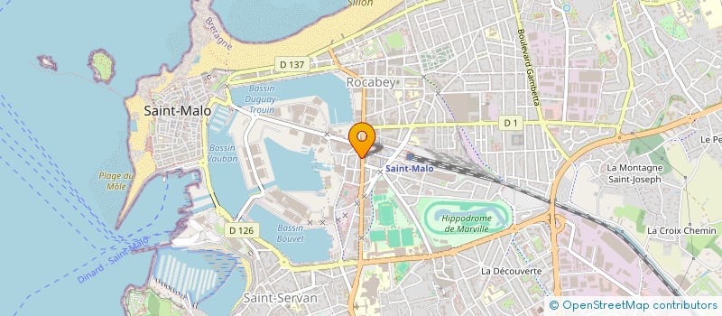 localisation de l'entreprise RENEJAKIR  SAINT-MALO