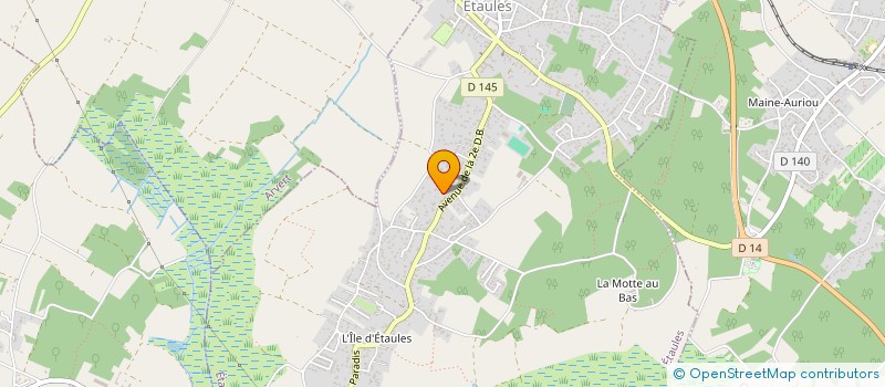 localisation de l'entreprise RENEJANE  ETAULES