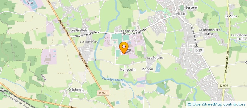 localisation de l'entreprise RENEL INVEST  VIRIAT